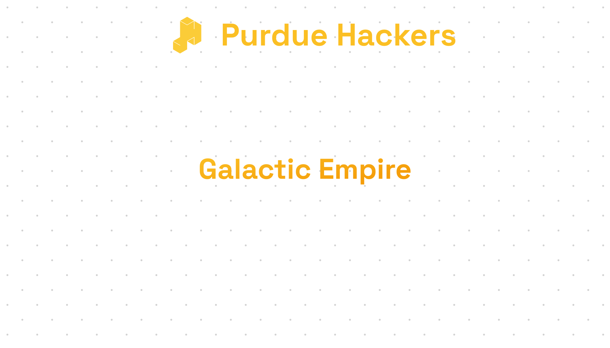 Galactic Empire Purdue Hackers - Amazing Vintage Art - Retina